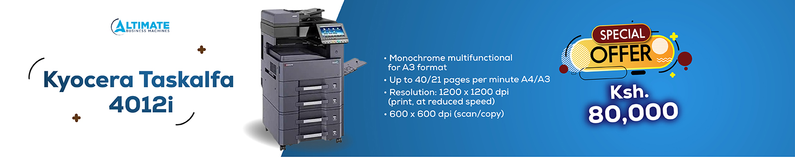Kyocera Taskalfa BANNER